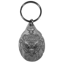 Authentic Sports Key Chains - Bear Head Shield Antiqued Key Chain-Key Chains,Scultped Key Chains,Antiqued Key Chain-JadeMoghul Inc.