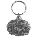 Authentic Sports Key Chains - I'd Rather Be Hunting Antiqued Keyring-Key Chains,Scultped Key Chains,Antiqued Key Chain-JadeMoghul Inc.