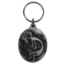 Authentic Sports Key Chains - Kokopelli Antiqued Key Chain-Key Chains,Scultped Key Chains,Antiqued Key Chain-JadeMoghul Inc.