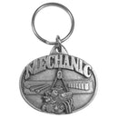 Authentic Sports Key Chains - Mechanic Antiqued Keyring-Key Chains,Scultped Key Chains,Antiqued Key Chain-JadeMoghul Inc.