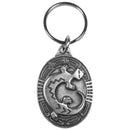 Authentic Sports Key ChainsSouthwestern Lizard Antiqued Keyring-Key Chains,Scultped Key Chains,Antiqued Key Chain-JadeMoghul Inc.