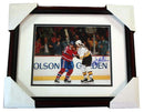 Autographed Jay Miller Framed Fight 8x10 Photo-AUTO HOCKEY MEMORABILIA-JadeMoghul Inc.