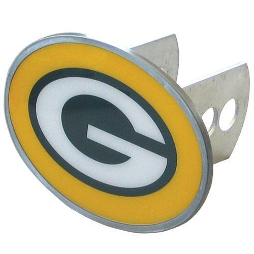 Automotive Accessories NFL - Green Bay Packers Oval Metal Hitch Cover Class II and III JM Sports-11
