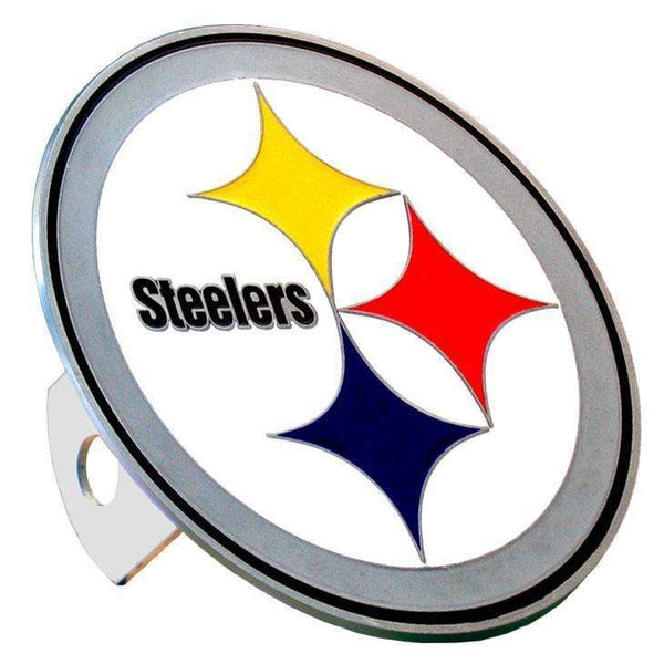 Automotive Accessories NFL - Pittsburgh Steelers Large Hitch Cover Class II and Class III Metal Plugs JM Sports-11
