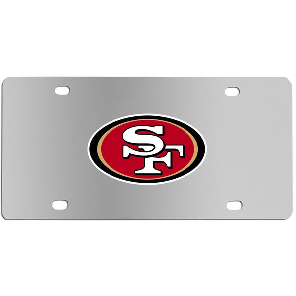 Automotive Accessories NFL - San Francisco 49ers Steel License Plate Wall Plaque JM Sports-11