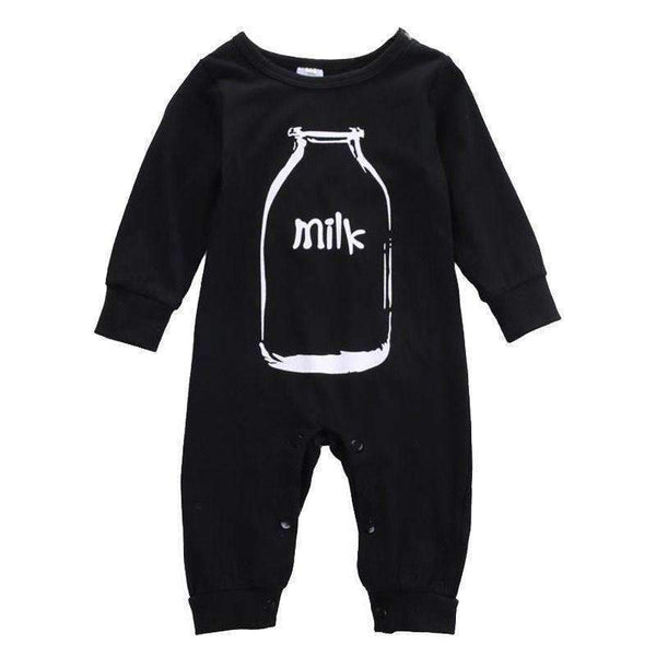 Autumn Newborn Infant Baby Boy Girl Long Sleeve bottle Milk Romper Cotton Jumpsuit Clothes Sleepsuit Outfits-4-6 months-JadeMoghul Inc.