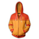 Avatar: The Last Airbender Hoodie 3D Printed Zip Up Polyester Hip Hop Men Hooded Hoodie for Spring Autumn Sportswear AExp