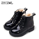 Babies & Kids Kids Patent Leather Rubber Boots JadeMoghul Inc.