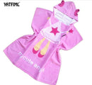 YATFIML Baby Bath Towel Child Cotton Animals Swim Robes Boys And Girls Hooded Cute Bathrobe Beach Pool Swimming Poncho Style