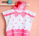 YATFIML Baby Bath Towel Child Cotton Animals Swim Robes Boys And Girls Hooded Cute Bathrobe Beach Pool Swimming Poncho Style