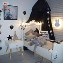 Baby bed curtain KAMIMI Children Room decoration Crib Netting baby Tent Cotton Hung Dome baby Mosquito Net photography props-Black-JadeMoghul Inc.