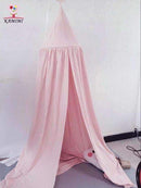 Baby bed curtain KAMIMI Children Room decoration Crib Netting baby Tent Cotton Hung Dome baby Mosquito Net photography props-Pink-JadeMoghul Inc.