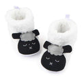Baby Boy Winter Fur Lined Suede Boots-White-0-6 Months-JadeMoghul Inc.