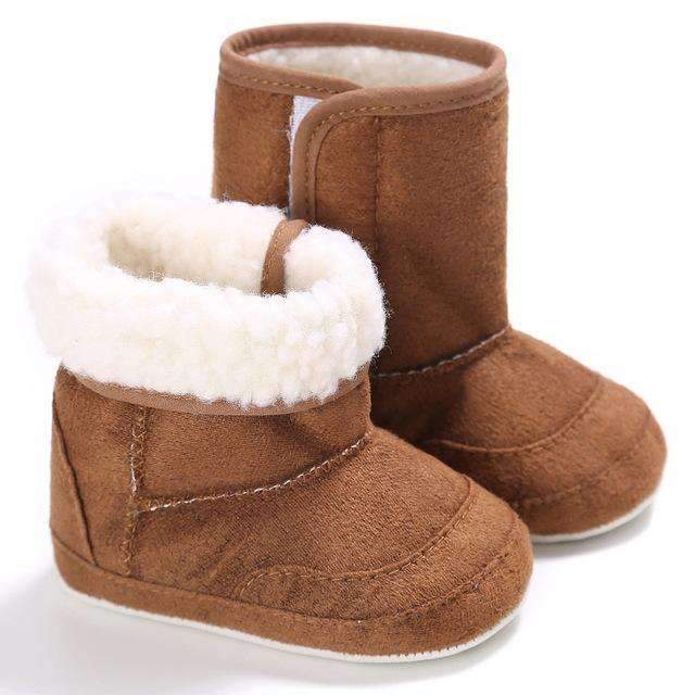 Baby Boy Winter Fur Lined Suede Boots-XH0362C-0-6 Months-JadeMoghul Inc.