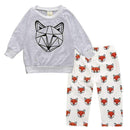 Baby Boys 2 Piece Printed Shirt And Pajama set-As picture 12-24M-JadeMoghul Inc.