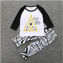 Baby Boys 2 Piece Printed Shirt And Pajama set-As picture 9-24M-JadeMoghul Inc.