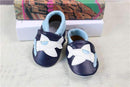 Baby Boys Genuine Cow Leather Applique Design Moccasins-Black plane-4.5-JadeMoghul Inc.