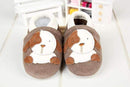 Baby Boys Genuine Cow Leather Applique Design Moccasins-Coffee dog-4.5-JadeMoghul Inc.