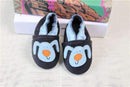 Baby Boys Genuine Cow Leather Applique Design Moccasins-Red-4.5-JadeMoghul Inc.