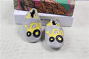 Baby Boys Genuine Cow Leather Applique Design Moccasins-Red-4.5-JadeMoghul Inc.