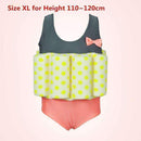 Baby Boys/Girls Cartoon Lemon Swimwear Safty Kids EVA Survival Float Swimsuit Detachable Children Jumpsuits Life Jacket-BOW Asian Size XL-JadeMoghul Inc.