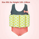 Baby Boys/Girls Cartoon Lemon Swimwear Safty Kids EVA Survival Float Swimsuit Detachable Children Jumpsuits Life Jacket-BOW Asian Size XXL-JadeMoghul Inc.