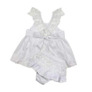 Baby clothes Fashion Blue baby suits Baby kerchief+ sleeveless dress+ gingham plaid pant New arrived free shipping baby clothes-Blue-6M-JadeMoghul Inc.