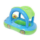 Baby Float Seat Car Sun Shade Baby Swim Inflatable Donut Ring Children Rubber Circles Flotador Swimtrainer Swimming Accessories-Blue-JadeMoghul Inc.