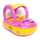 Baby Float Seat Car Sun Shade Baby Swim Inflatable Donut Ring Children Rubber Circles Flotador Swimtrainer Swimming Accessories-Pink-JadeMoghul Inc.