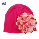 Baby Flower Hat Newborn Girl Cotton Beanie Cap Peony Flower Infant Spring Hat Children Accessories Retail SW057-Color 2-M-JadeMoghul Inc.