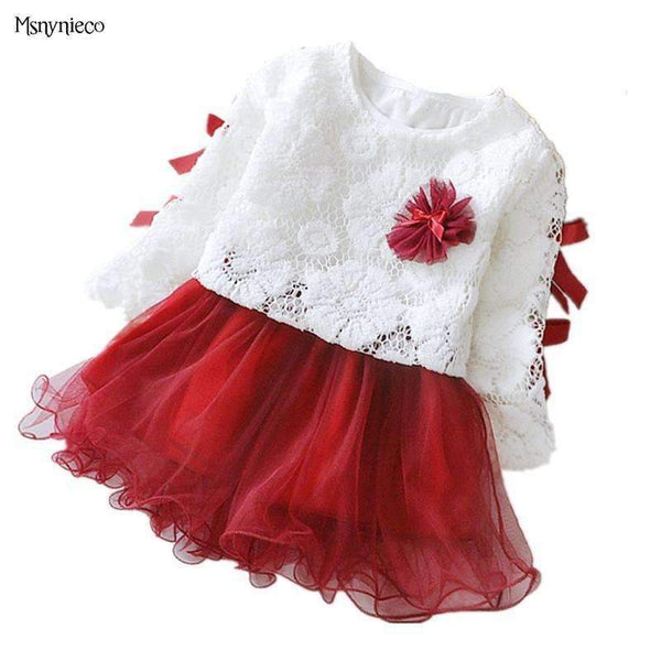 Baby Girl Dress 2017 New Princess Infant Party Dresses for Girls Autumn Kids tutu Dress Baby Clothing Toddler Girl Clothes-Pink-6M-JadeMoghul Inc.