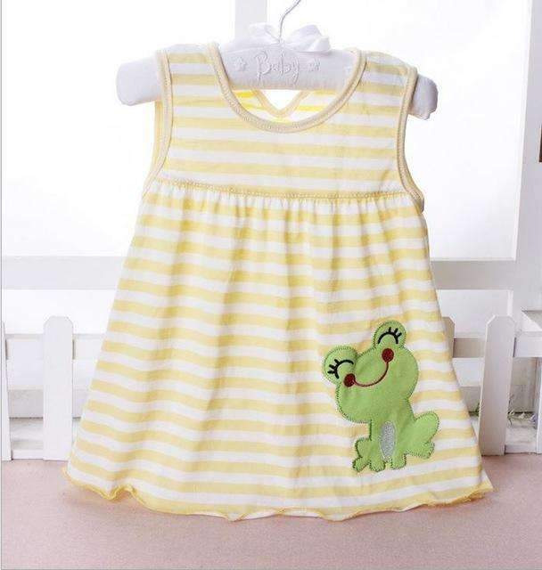 Baby girl Dress 2017 summer girls dresses style infantile Dress hot sale baby girl clothes Summer flower style dress low price-4-3M-JadeMoghul Inc.