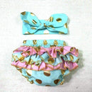 Baby Girl Gold Polka Dot Bloomers Diaper Cover Ruffles Baby Girl Shower Gift Photo Shoot Props with Headband-7-0-3 months-JadeMoghul Inc.
