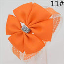 Baby girl hair bowknot ribbon Headband newborn toddler bow flower Hair Band Handmade hair accessories for children-11-One Size-JadeMoghul Inc.