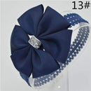 Baby girl hair bowknot ribbon Headband newborn toddler bow flower Hair Band Handmade hair accessories for children-13-One Size-JadeMoghul Inc.