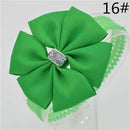Baby girl hair bowknot ribbon Headband newborn toddler bow flower Hair Band Handmade hair accessories for children-16-One Size-JadeMoghul Inc.