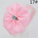 Baby girl hair bowknot ribbon Headband newborn toddler bow flower Hair Band Handmade hair accessories for children-17-One Size-JadeMoghul Inc.