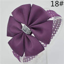 Baby girl hair bowknot ribbon Headband newborn toddler bow flower Hair Band Handmade hair accessories for children-18-One Size-JadeMoghul Inc.