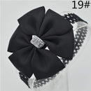 Baby girl hair bowknot ribbon Headband newborn toddler bow flower Hair Band Handmade hair accessories for children-19-One Size-JadeMoghul Inc.