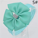 Baby girl hair bowknot ribbon Headband newborn toddler bow flower Hair Band Handmade hair accessories for children-5-One Size-JadeMoghul Inc.