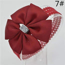 Baby girl hair bowknot ribbon Headband newborn toddler bow flower Hair Band Handmade hair accessories for children-7-One Size-JadeMoghul Inc.