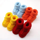 Baby Girl Handmade Newborn Knit Booties-Sky Blue-0-6 Months-JadeMoghul Inc.