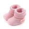 Baby Girl Machine Knit Flower Booties-pink-1-JadeMoghul Inc.