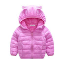 Baby Girls Coat & Jacket Children Outerwear winter Hooded coats Winter Jacket Fashion Kids Coat children's Warm Girls clothing-color purple-3M-JadeMoghul Inc.