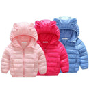 Baby Girls Coat & Jacket Children Outerwear winter Hooded coats Winter Jacket Fashion Kids Coat children's Warm Girls clothing-color purple-3M-JadeMoghul Inc.