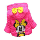 Baby Girls Coat & Jacket Children Outerwear winter Hooded coats Winter Jacket Fashion Kids Coat children's Warm Girls clothing-rose red 1-3M-JadeMoghul Inc.