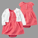 Baby Girls' Frilly Floral Dress-aixin-6M-JadeMoghul Inc.