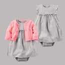 Baby Girls' Frilly Floral Dress-huidian-6M-JadeMoghul Inc.