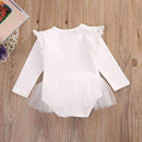 Baby Girls One-Piece Tutu Romper-White-6M-JadeMoghul Inc.