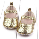 Baby Girls Sequin Glitter Soft Sole Party Shoes-Black-1-JadeMoghul Inc.